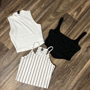 2topa sets 🖤🤍 [black top sold ]